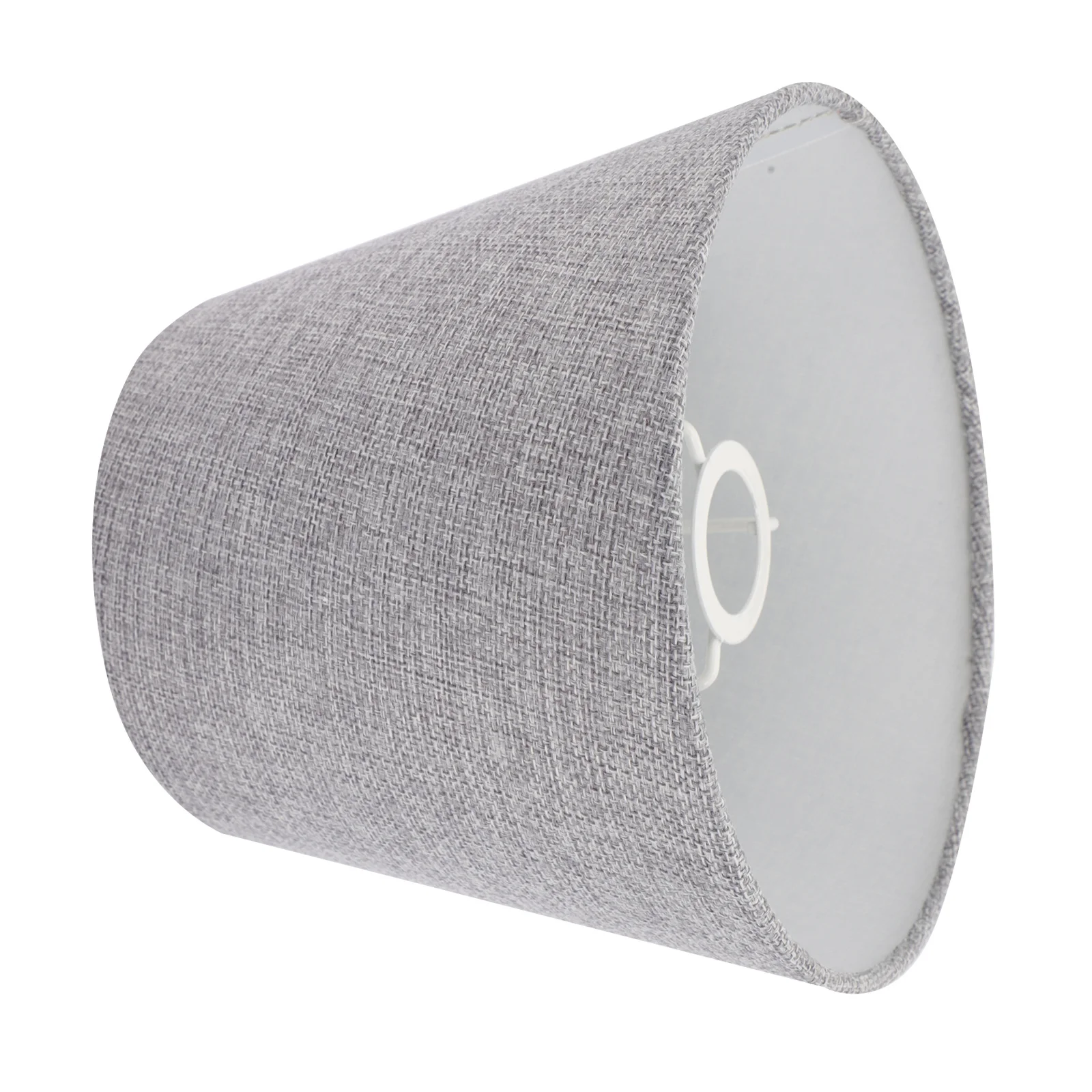 برميل غطاء مصباح E14 مقبس الإضاءة مادة القماش القوي ديكور المنزل غطاء خفيف داخلي ظلال مصابيح صغيرة عاكس الضوء القماش #3