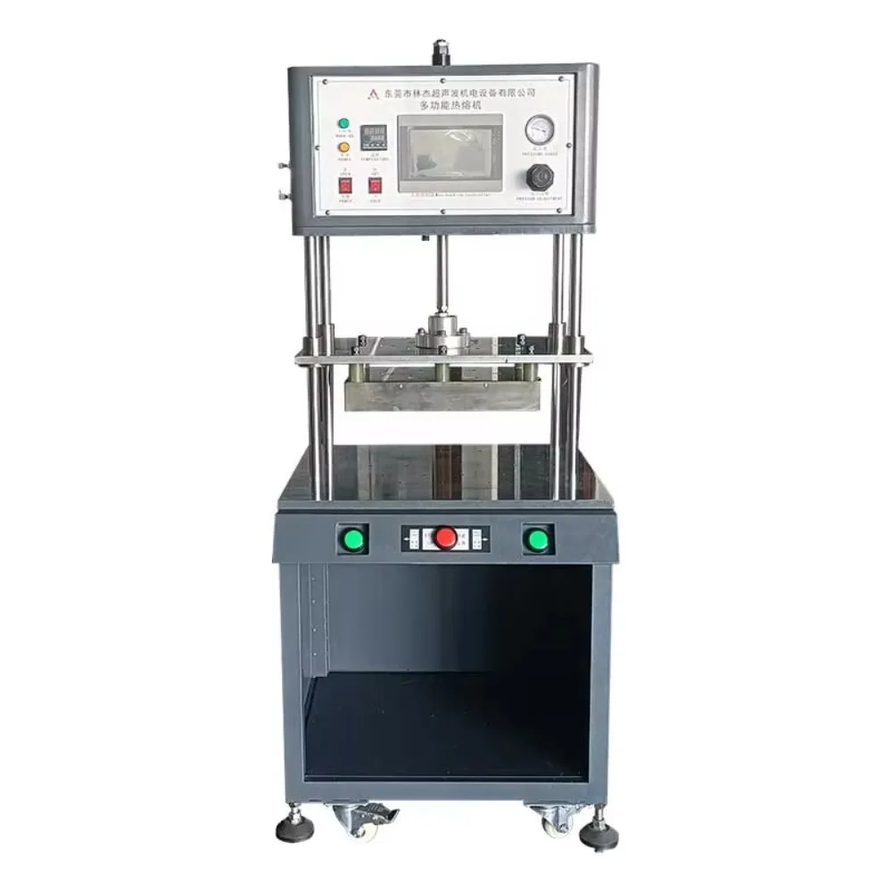 20kHz PLC Controlled Ultrasonic Welding Machine with Hot Riveting Function Pneumatic Press for Plastic Metal Assembly