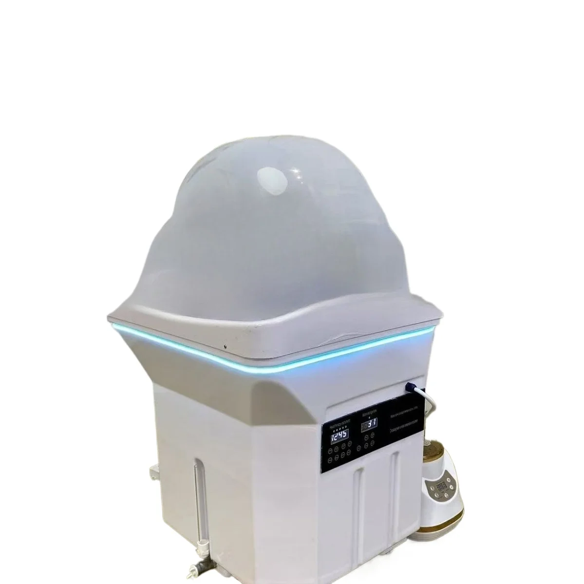 Portable Non-Plumbed Head Spa Basin Water Storage Circulation Steam Fumigation Scalp Care Salon Shampoo Bowl