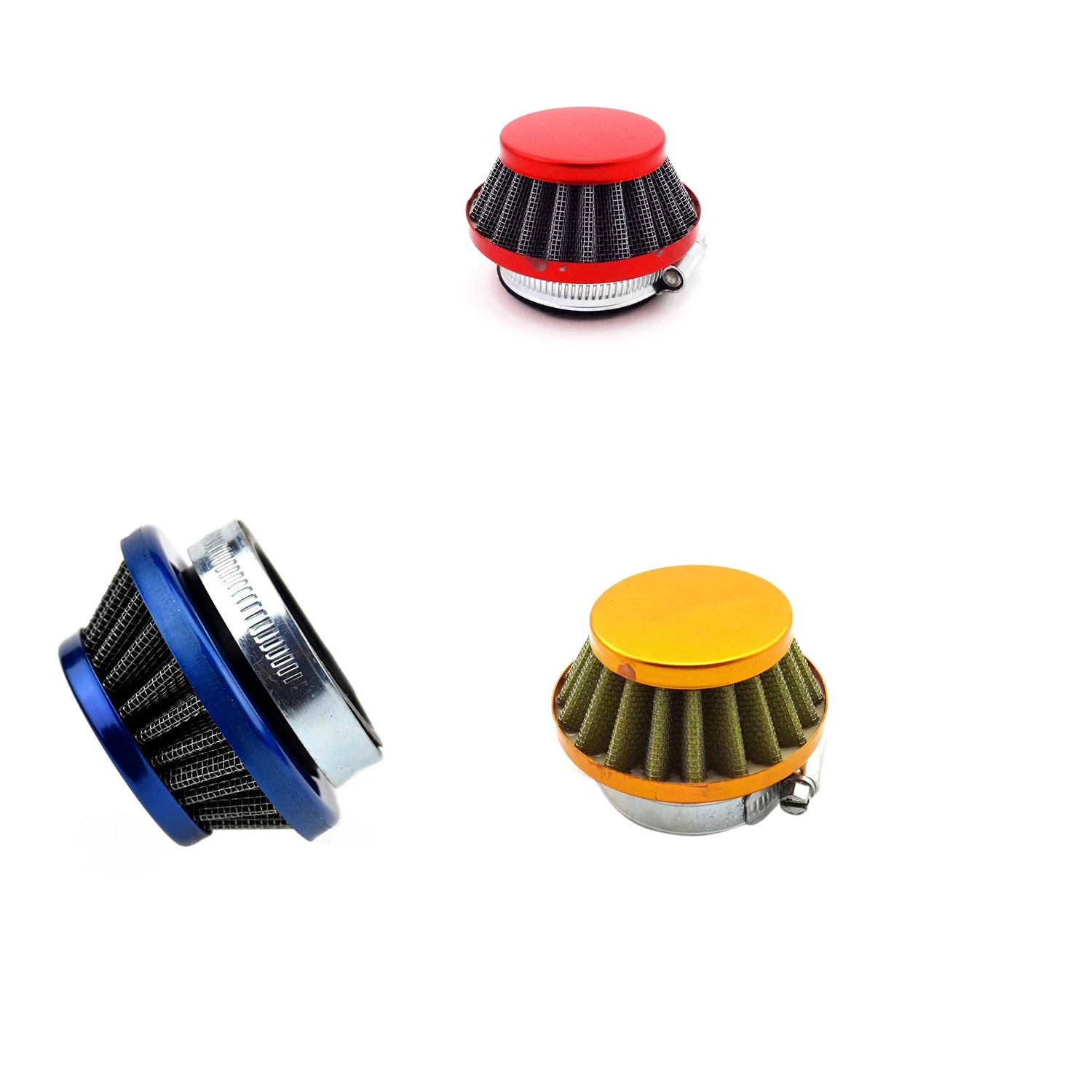 44Mm Air Filter For 47Cc 49Cc 2 Stroke Super Pocket Bike Upgrade Kit Mini Dirt Bike Atv Quad Aluminium Air Filter Set