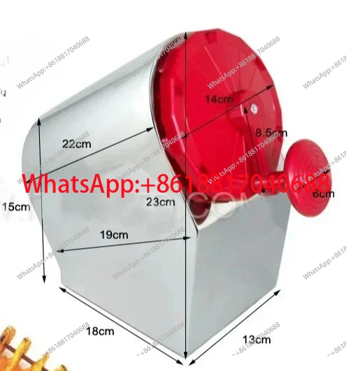 

Household Stainless Steel Potato Tower Machine 3-in-1 Semi-automatic Spring Tornado Potato Spinning Cutting Machine Commercial