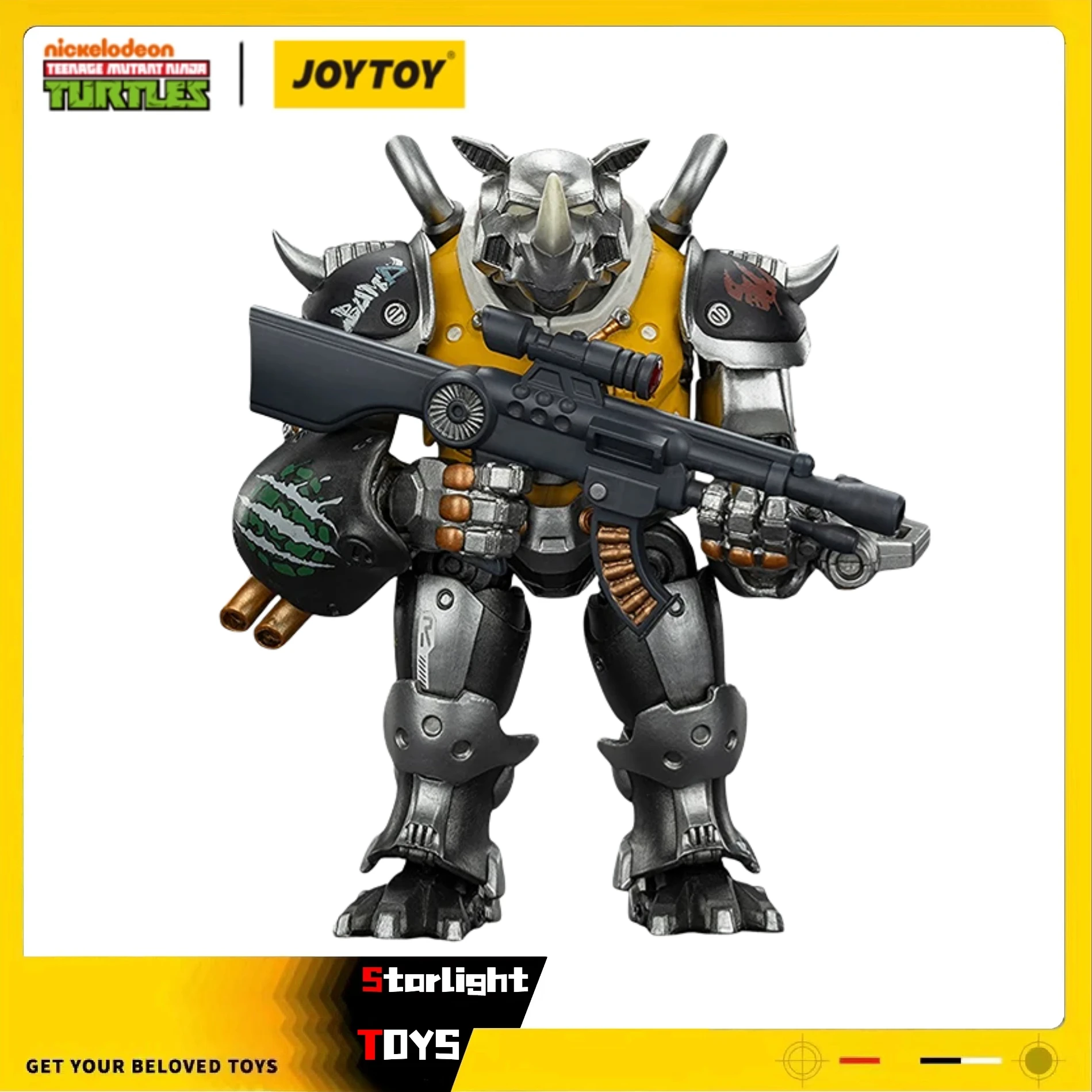 

В наличии: Фигурка JOYTOY TMNT 1/18 Mighty Rocksteady