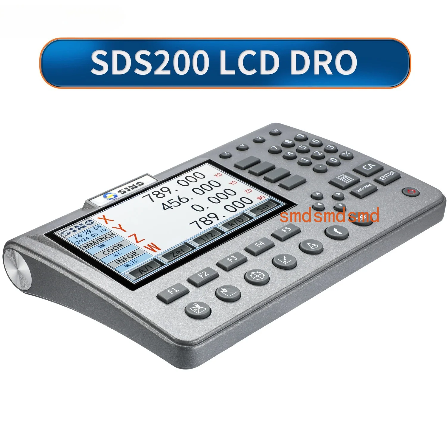 SDS200 Metal 4 Axis LCD Digital Readout Display DRO For Lathe Grinder Millilling Dril