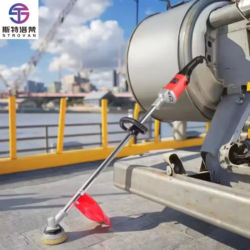 Adjustable Speed Hand-Held Electric Mortar Plastering Machine Core Motor Rust Removal Concrete Mixers Rust Remover Cement