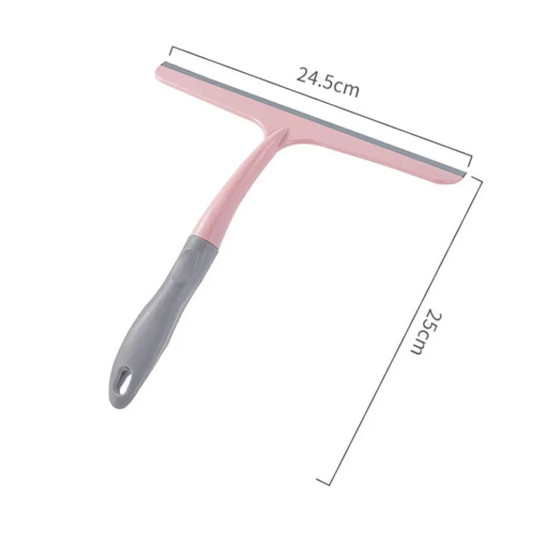 Silicone Scraper Washing Wiper Multi-purpose Shower Squeegee Glass Clean Floor Window Cleaning Tool Household Water Wiper