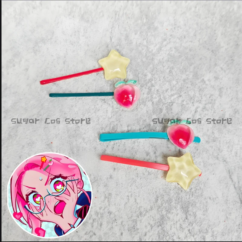 

Аниме Alien Stage Mizi реквизит для косплея шпилька звезда персик аксессуары для волос шпилька головной убор аксессуар Хэллоуин карнавал вечерние