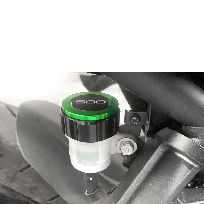 For Kawasaki Ninja500 Z500 Ninja 500 Z 500 SE 2024 2025 Motorcycle Front Rear Brake Fluid Reservoir Cover