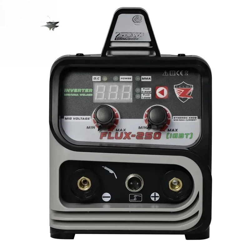 Welding Machine 2 in 1 MIG ARC Welder for Home DIY Professional Portable Flux Core No Gas Required 220V 250Amp Heavy Duty