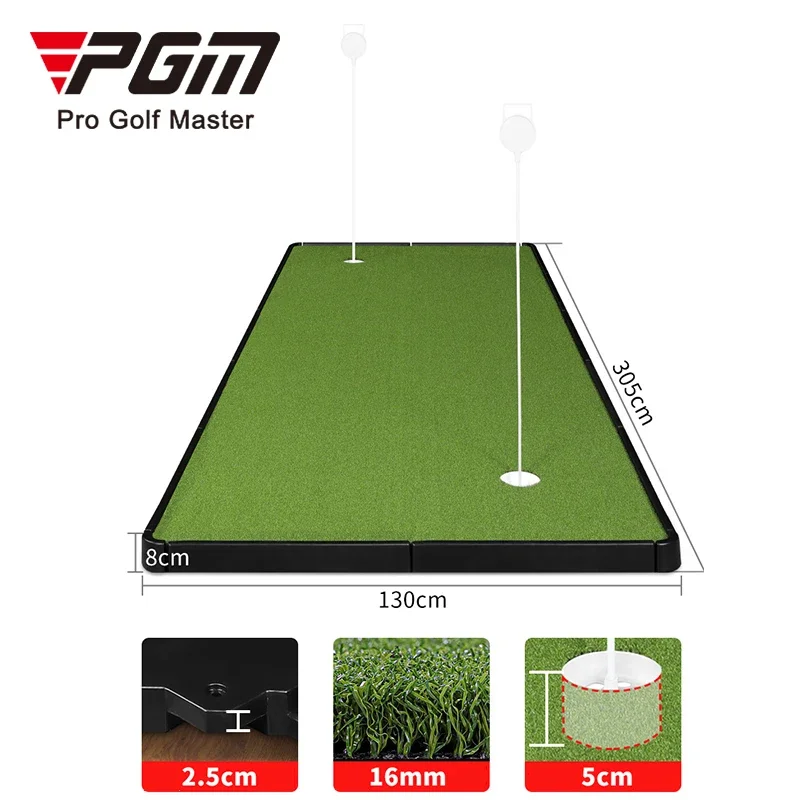 PGM Mini Golf Course, Artificial Splicing Portable, Indoor Office Putting Green, Golf Driver, Home Outdoor