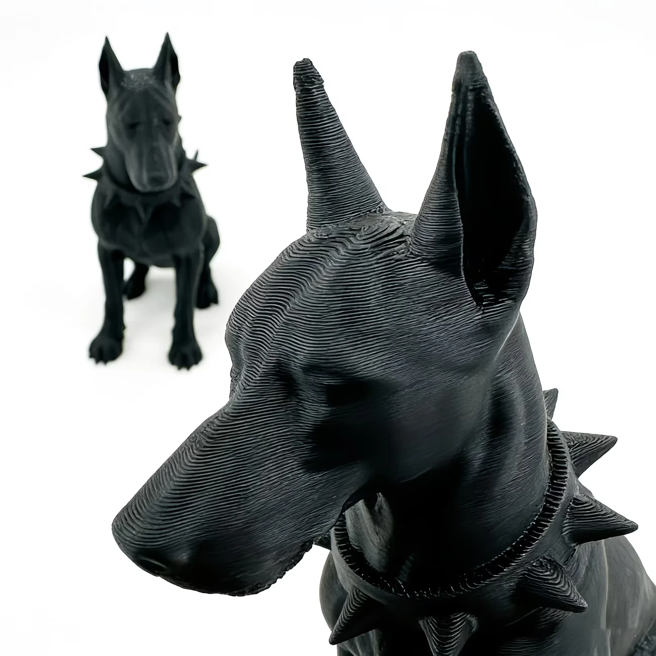 Car Interior Decoration/desktop Small Decoration Black Dog Decoration, Suitable for Desktop Decoration/computer Decoration