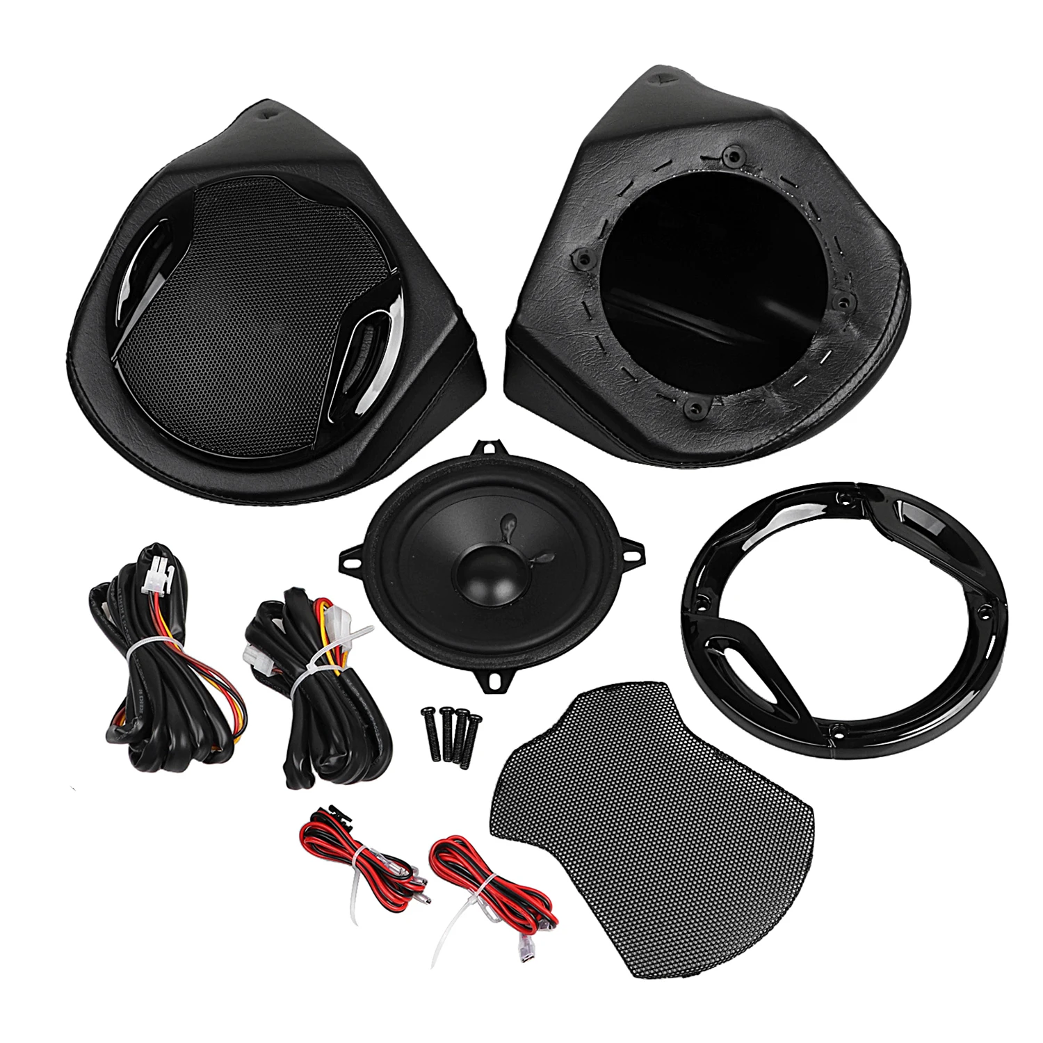 Black Motorcycle For Harley Rear Trunk 5.25