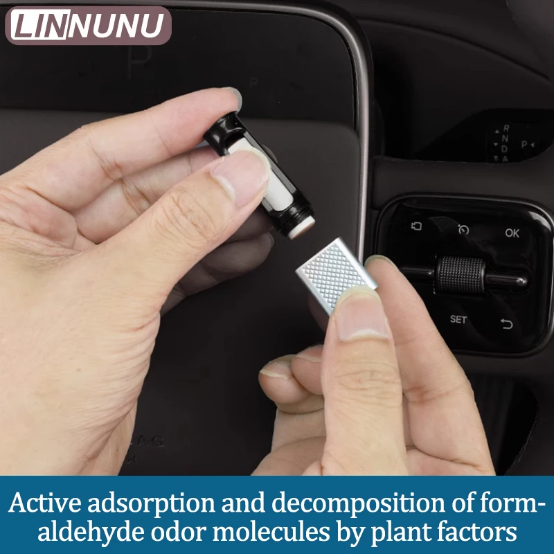 Linnunu Fit for Lixiang L9 Mega Car Exterior Protection Parts Car Fragrance Refill Purifying Air Long-Lasting Fragrance Original Ceramic Stick