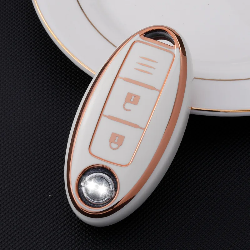 TPU Car Remote Key Case Cover Shell Fob For Nissan Qashqai Juke J10 J11 X-Trail T32 T31 Kicks Tiida Pathfinder Note For Infini
