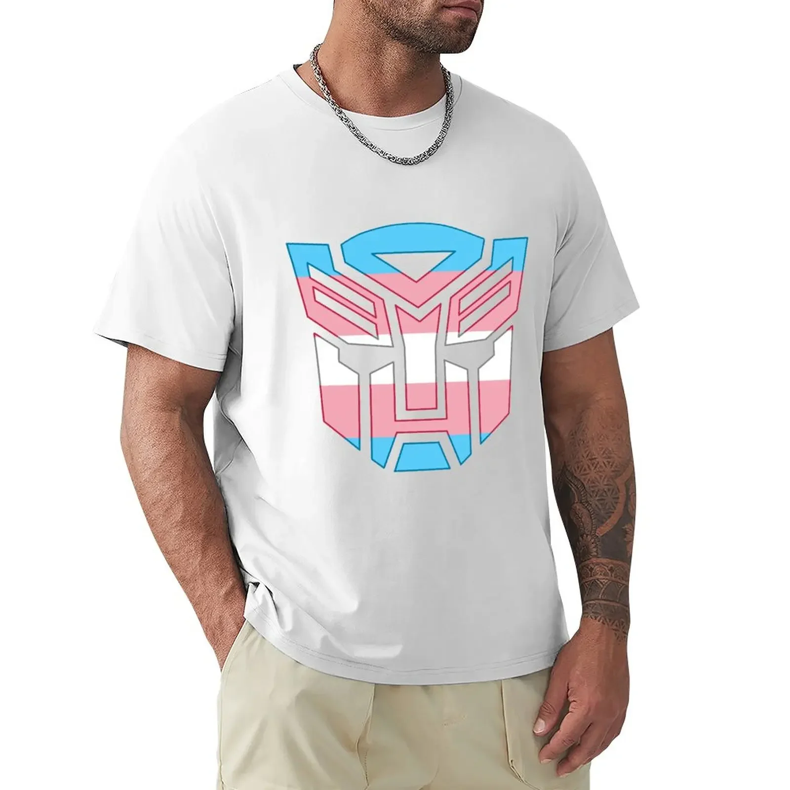 Trans autobot T-shirt heavyweights summer tops men t shirt