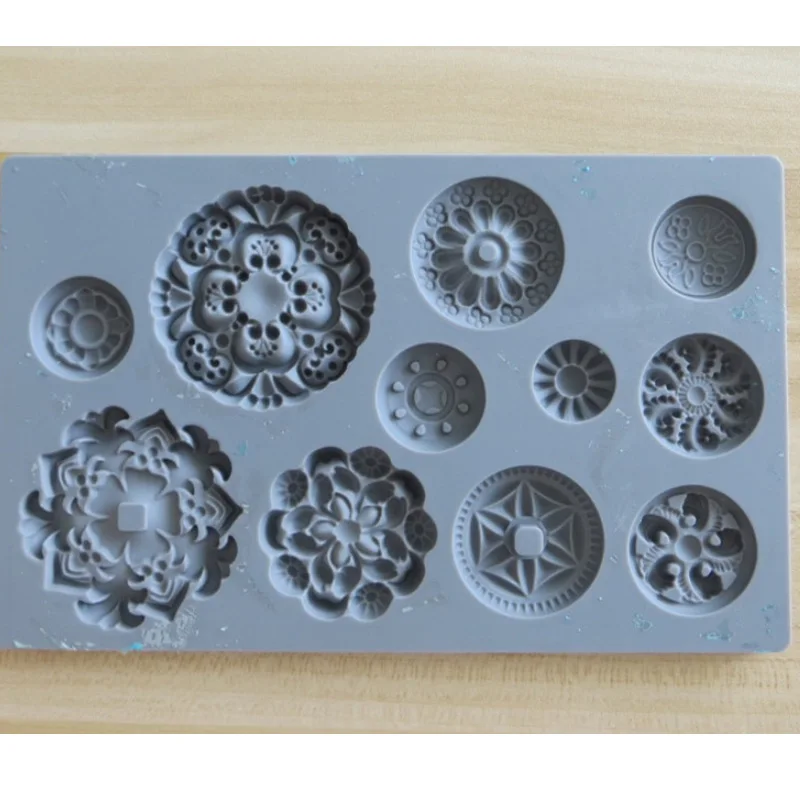 Silicone Fondant mold cake mold sugar craft cake mould Home decoration mould clay food grade vintage art decor molds