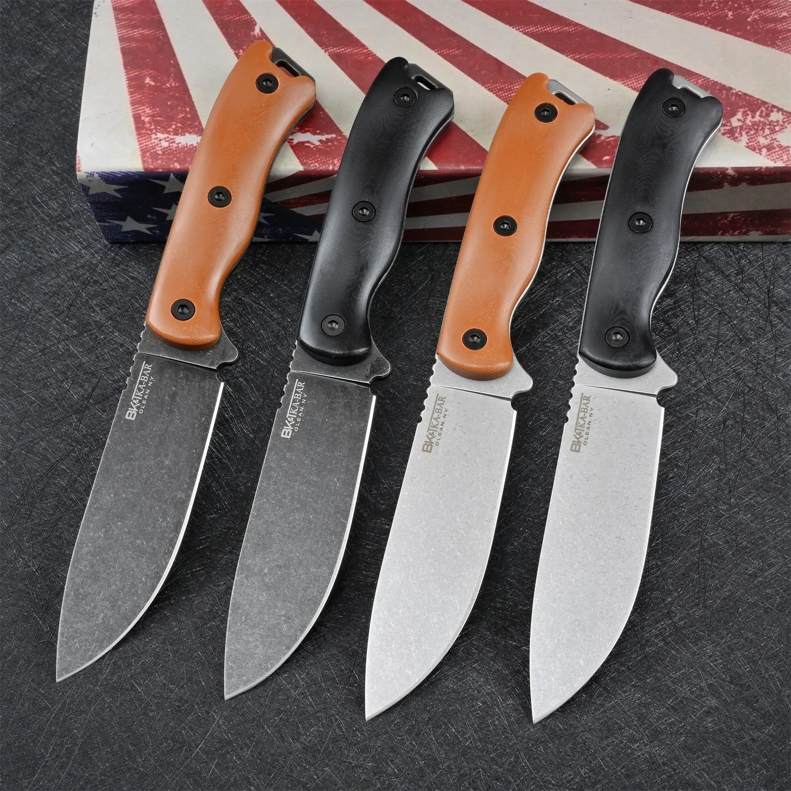 G10 Handle Outdoor Straight Knife Non Foldable High Hardness Steel Blade Field Defense Fishing Military Tactical Hunting Knife