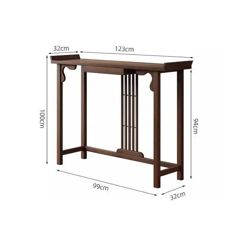 Console Narrow Style Tables Chinese Minimalist Elegant Glamour Retro Console Tables Design Premium Bureau Furniture Home