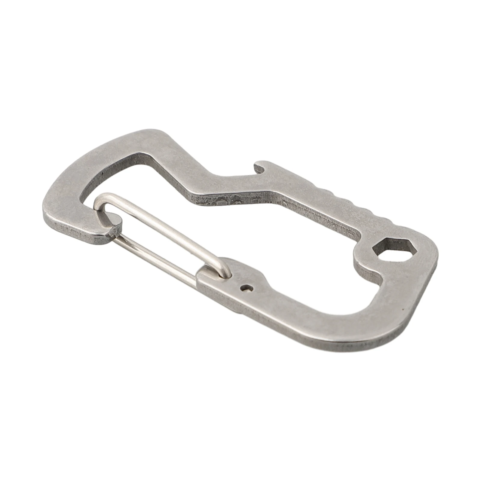 

Bottle Opener Carabiner Outdoor Factory Home Stainless Steel Quick Release D Shape Hiking Inner Hexagonal Daily Life