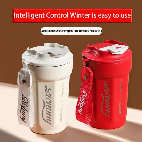 Podróżny kubek do kawy o pojemności 480 ml, izolowany kubek do kawy, izolowany kubek do kawy ze stali nierdzewnej z podwójnymi ściankami do gorącej/herbaty lodowej