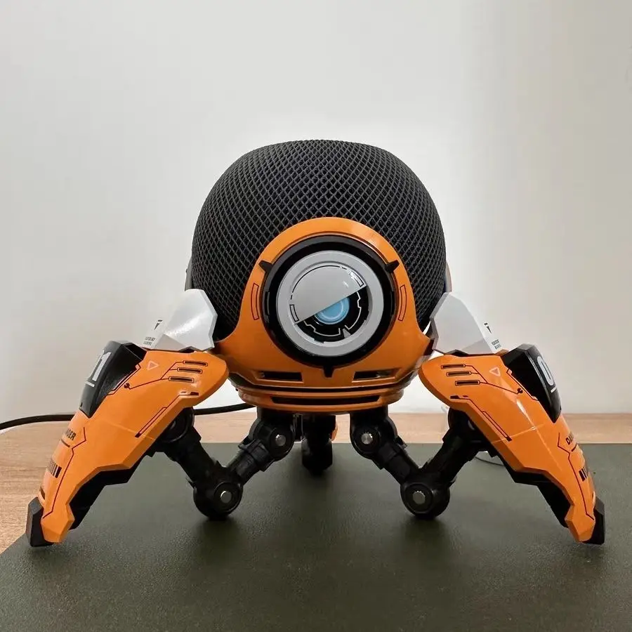 Supporto Robot Per Echo Dot 4a/5a Gen E HomePod Mini – Gambe Regolabili E Antiscivolo Per Ufficio E Cucina