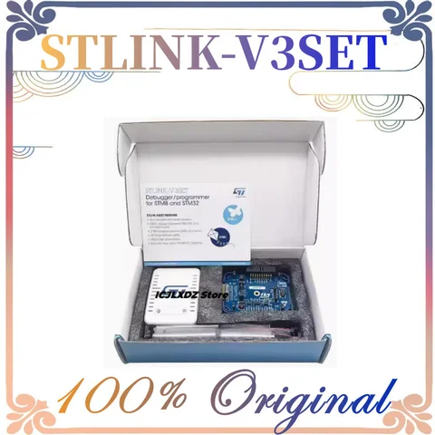 1 pçs/lote Novo Original x STLINK-V3SET Processador Baseado STM8S STM32 Programador 5V USB 2.0 JTAG DFU autêntico não clone ST LINK V3