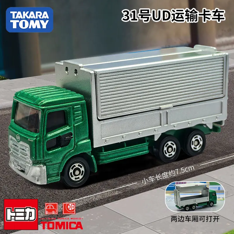 Takara Tomy Tomica No.31 UD Trucks Quon Casting Static Alloy Car Vehicle Diecast Metal Mode Collection Display Boy Toy Gift