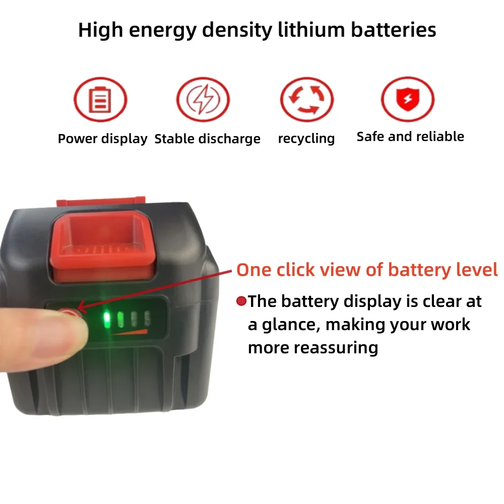 For Makita High-power durable 21V 9Ah 6Ah 3Ah Li-ion battery suitable For Makita 21V series electric tool high voltage water gun