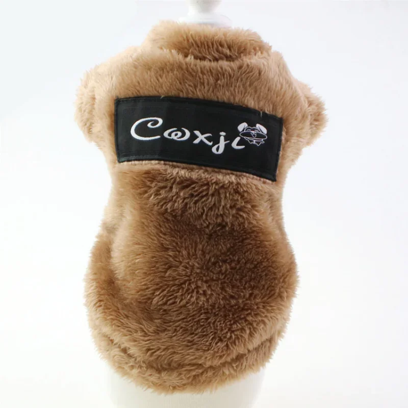 

Pet Clothes Autumn and Winter Clothes Small Dogs Dog Clothing Teddy Bichon Boomerang Flannel Bodysuit New Wholesale