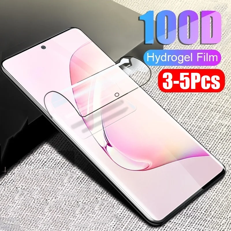 3-5Pcs Hydrogel Film For Samsung Galaxy A14 5G A54 A34 A24 4G A 54 34 24 14 4 5 G Protective Screen Protectors Not Glass