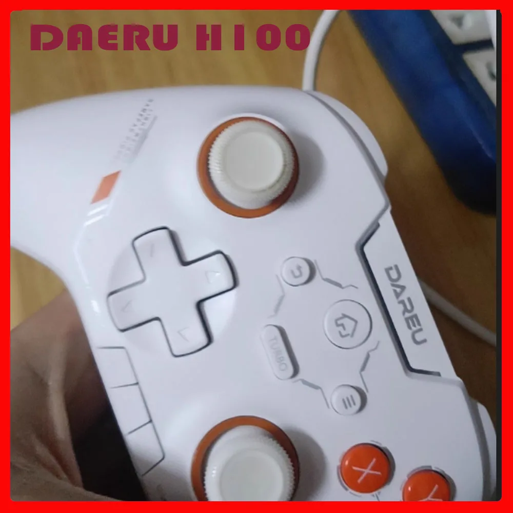 Легкая ручка DAERU H100, скорость возврата 1000 Гц, триггер Холла PA66 для макета Xbox, паровой переключатель, эргономичный игровой контроллер