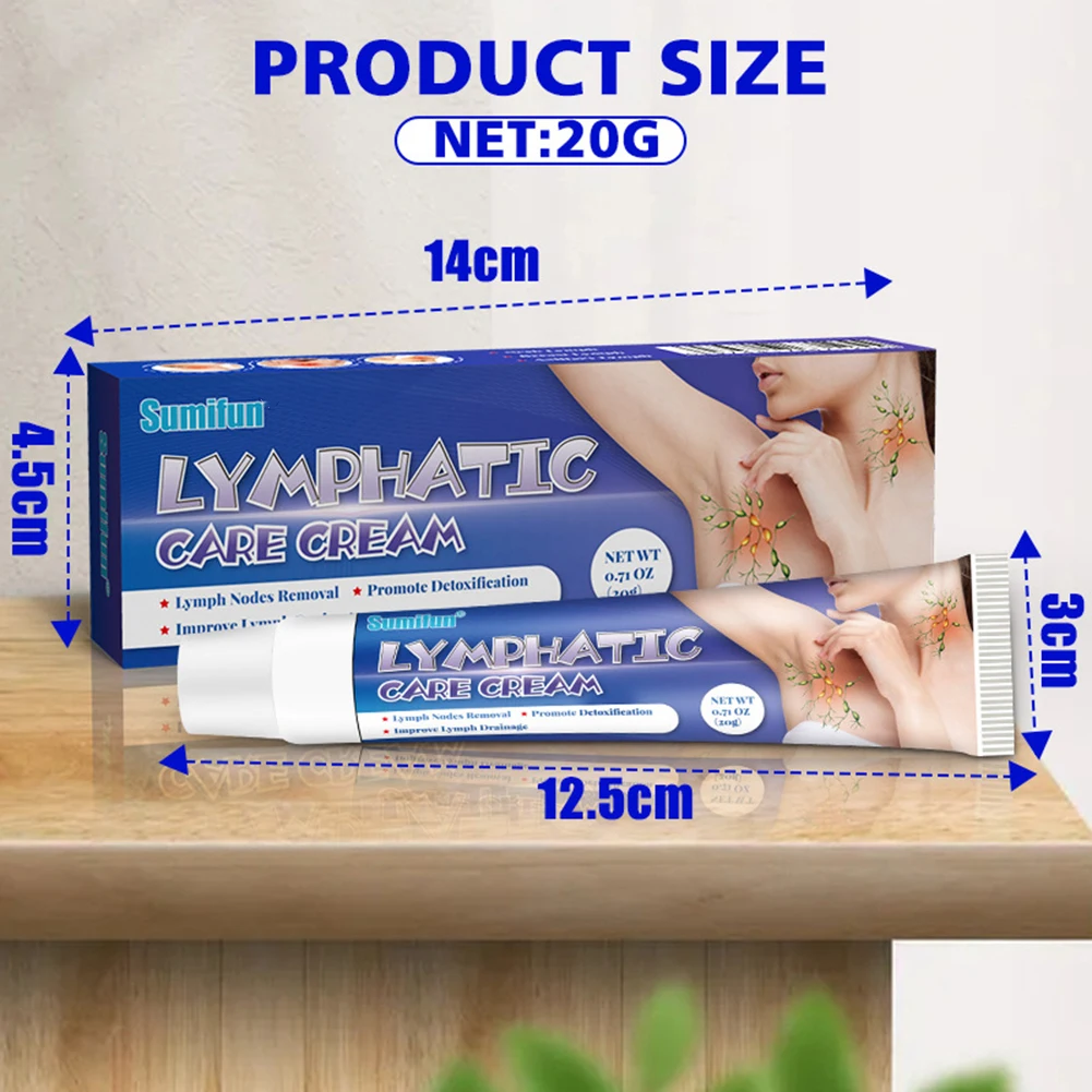 Lymphatic Cream Lymph Gland Nodes Removal Ointment Anti-Swelling Detox Product