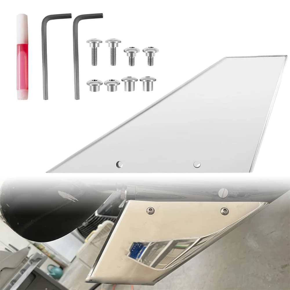 35-SS645 Skeg Guard Safe-Skeg Protector Tool Marine-Grade Stainless Steel Replacement for Mercury Suzuki Yamaha Marine Engines