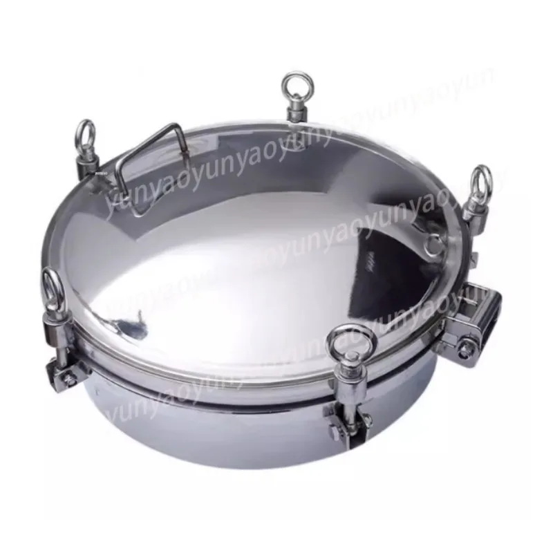 304 Stainless Steel Pressure Manhole Cover Round Reactor Tank Observation High Pressure Manhole