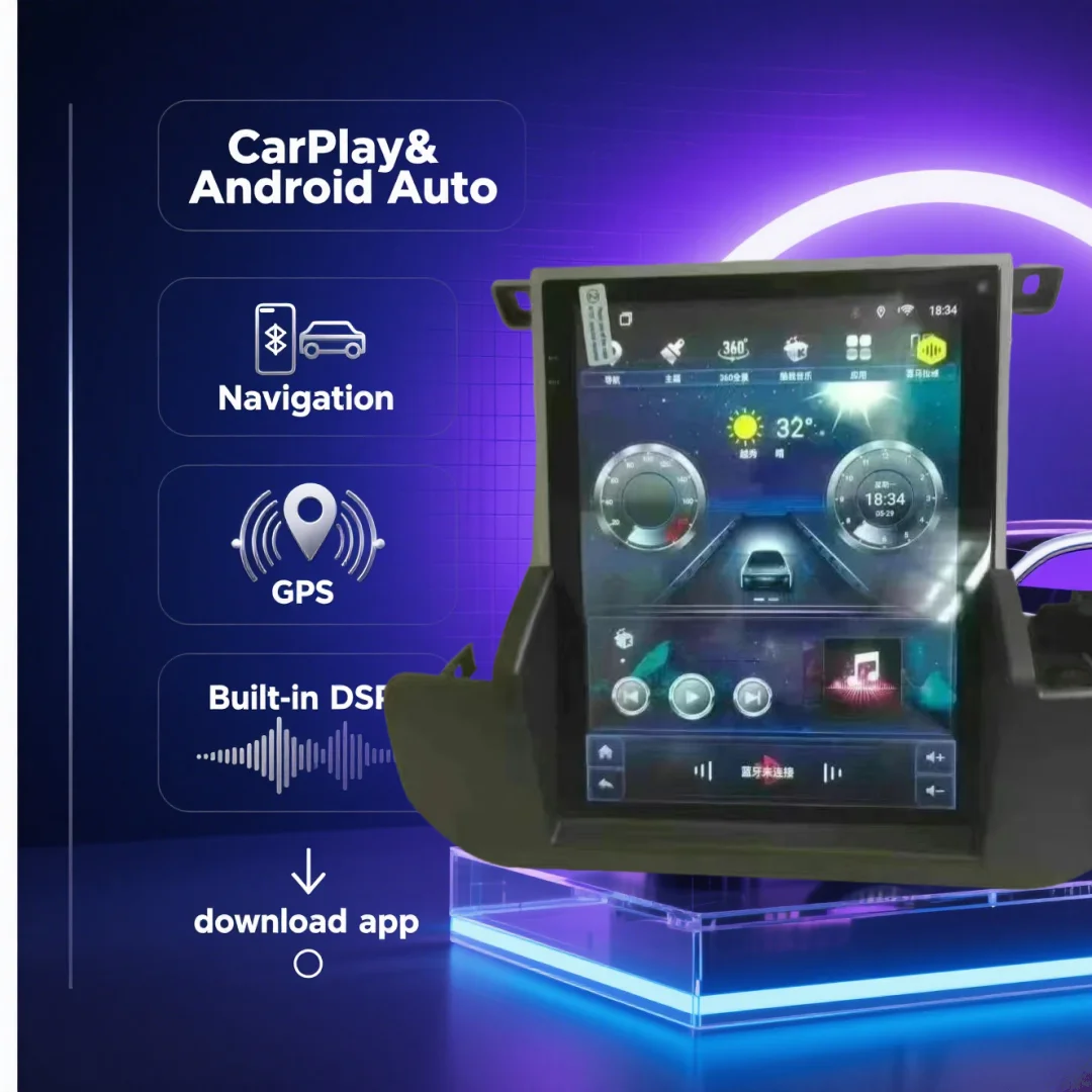 

Android 14 LCD Screen Car Radio For Land Rover Discovery 4 LR4 2009-2016 CarPlay GPS Navigation Car Stereo + Climate LCD Screen