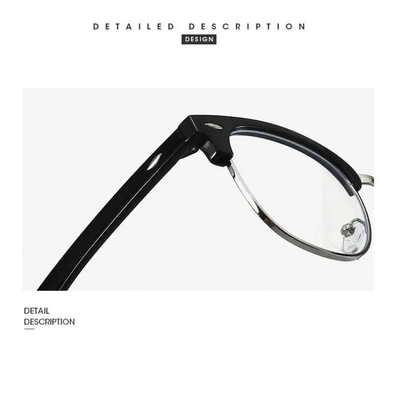 Unisex klassische Sonnenbrille Herren Retro Anti Blaulicht Computerbrille Gaming Brille – Detail 9