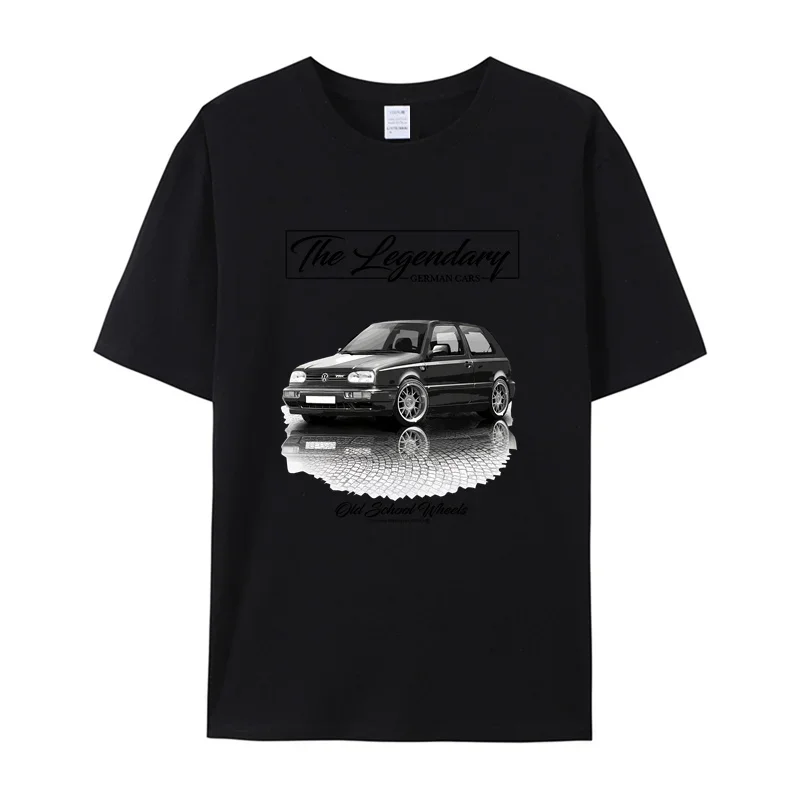 

Summer 2025 Men's ancient Origin 100% pure cotton high-quality trendy fashion racing print short-sleeved clothing