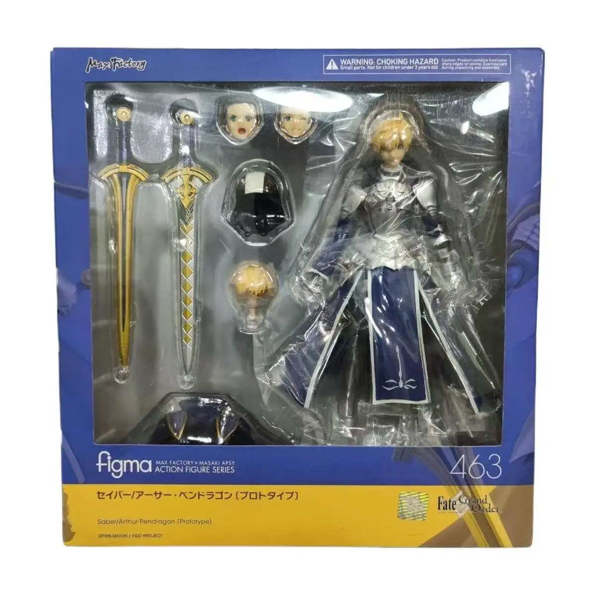 

In Stock Figma 463 Fgo Male Saber Arthur Pandragorn Old Sword Figure