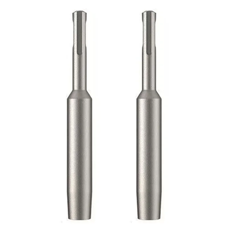 ABFU-2Pc SDS Plus Driver per asta di terra 12 mm Martello per palo di terra Trapano Asta di messa a terra Cacciavite per asta di messa a terra in metallo Utensile elettrico
