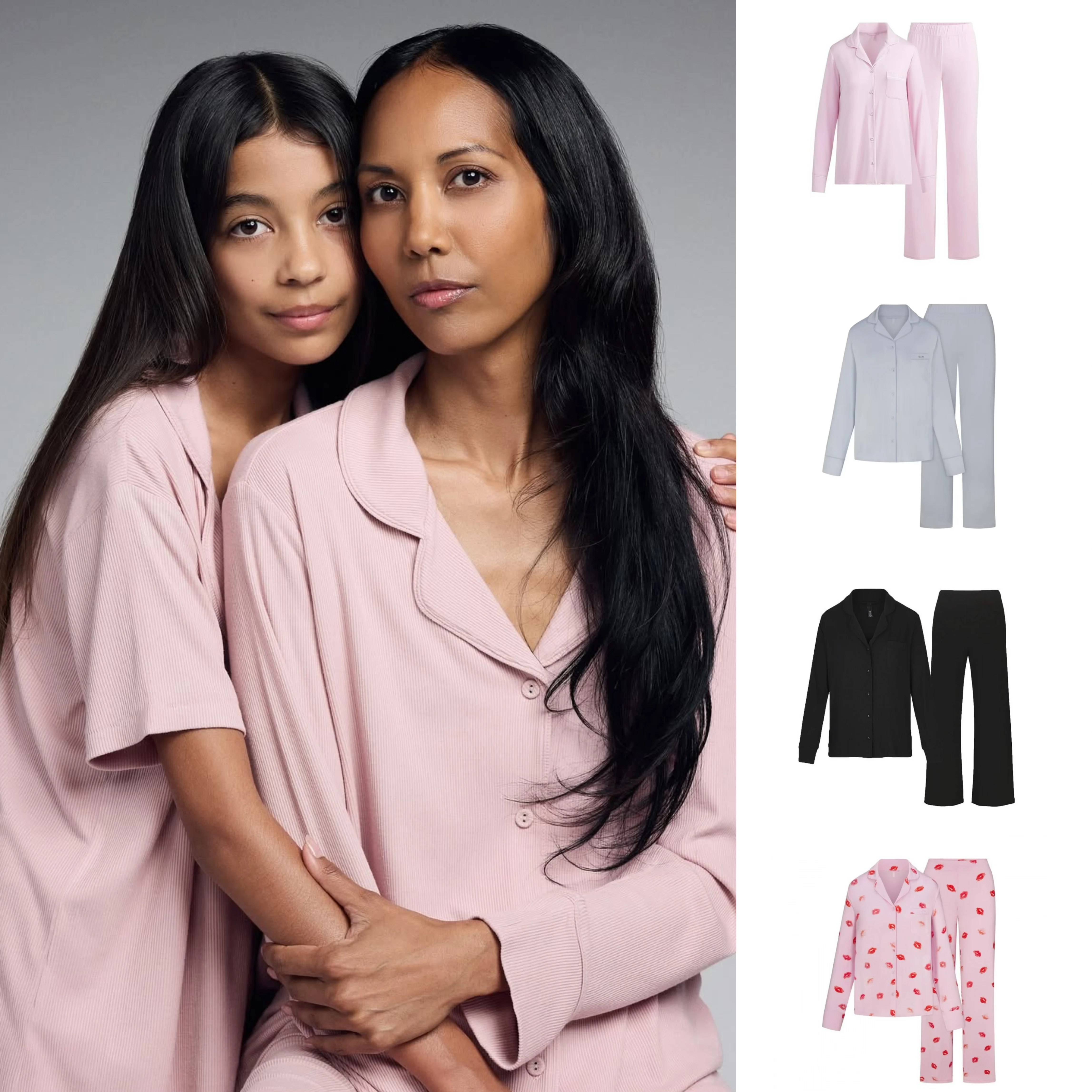 26SS KIM Pajama Set, Long-Sleeved Pants, Loungewear Set, Can Be Worn Out as Casual Pants