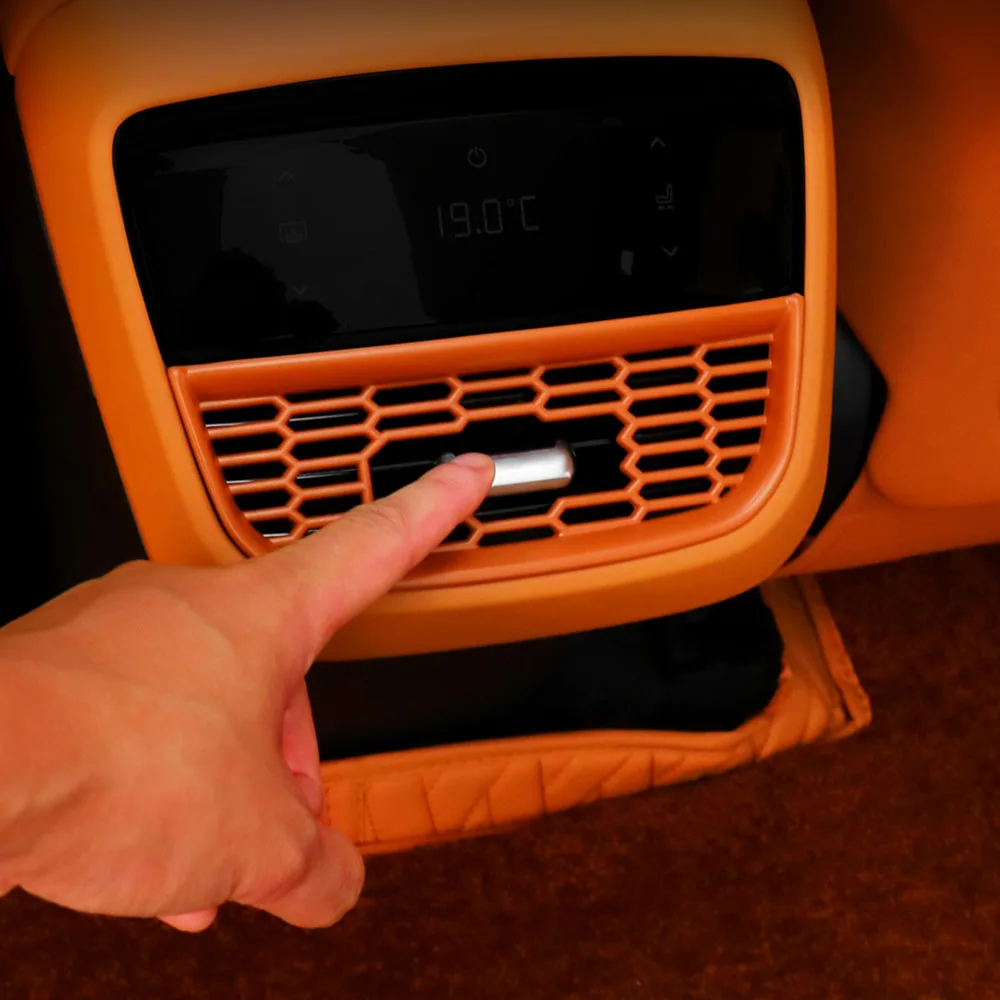 

For Changan Deepal S07 SL03 L07 Rear Air Conditioning Vent Protective Cover ABS Car Modification Product Block Foreign Objects