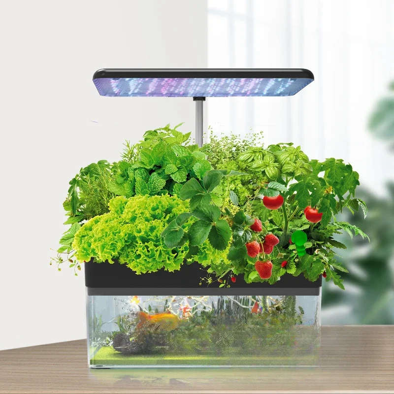 

IGS-70 Hydroponic Plant Machine & Ecological Fish Tank 2-in-1 Indoor Planting Style Creative Intelligent Planter