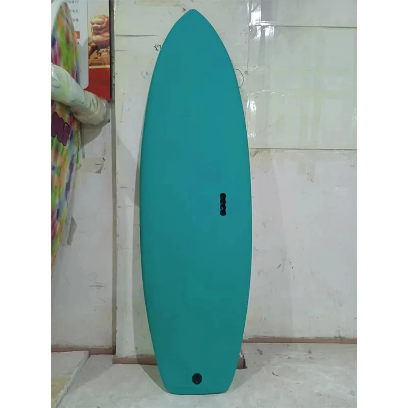 Unisex Heat Lamination Foam Shortboard XPE Soft Top and Colorful Slick HDPE Bottom Surfboard EPS Foam for Ocean Waters