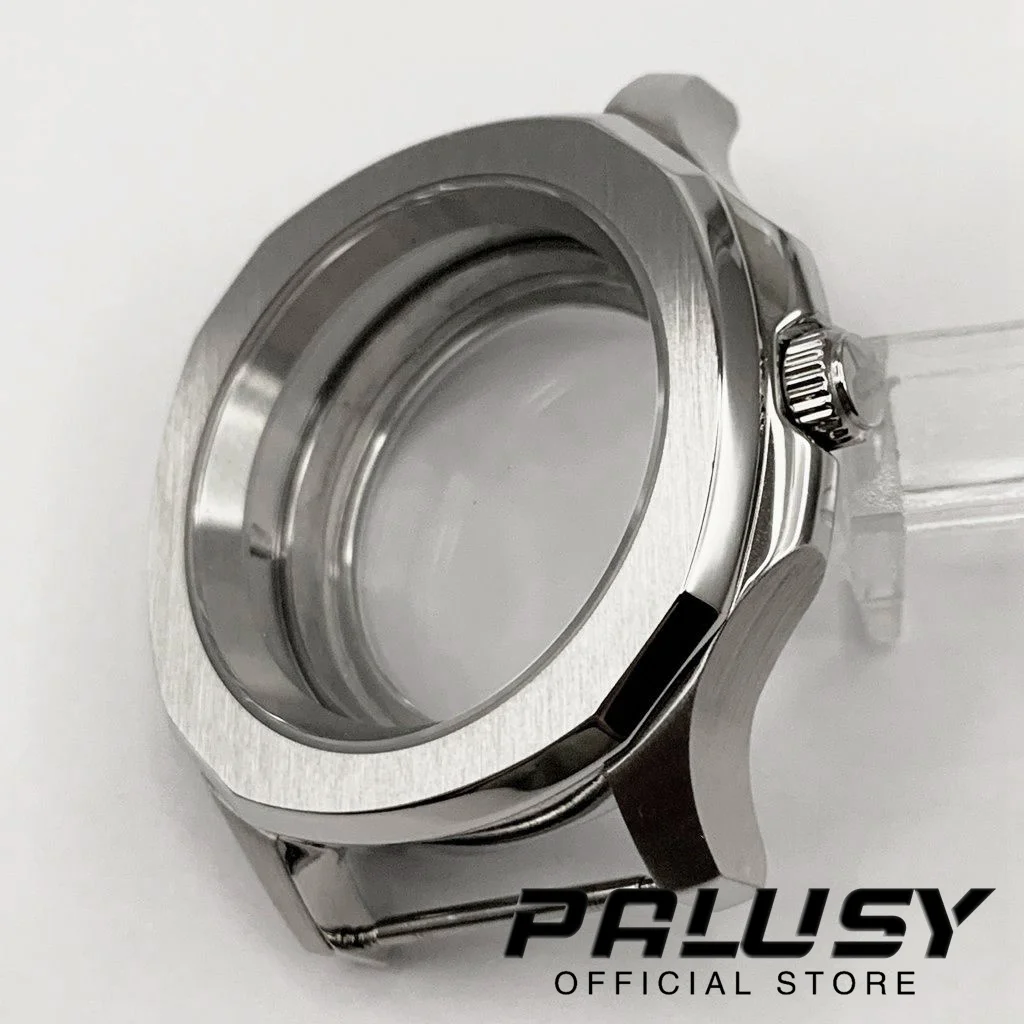 42 мм Серебряное сапфировое стекло, часы из нержавеющей стали, модель NH35 NH36 4R35 4R36 NH34 NH38 NH39, механизм