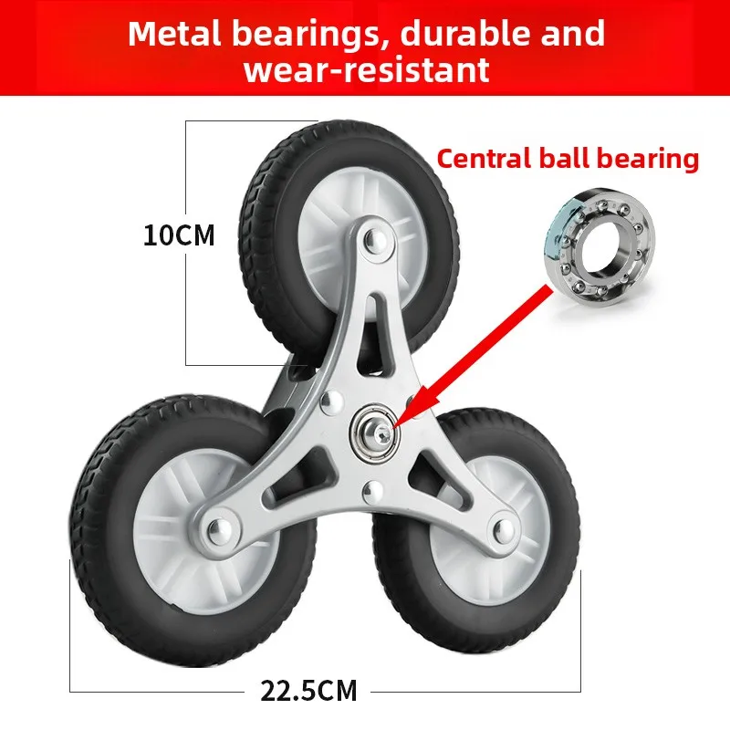 

Aluminum Alloy op Cart Wheel Climbing Stairs Hand Pulling op Cart Small Pusart Vegetable Bung Tri-Wheel Bearing