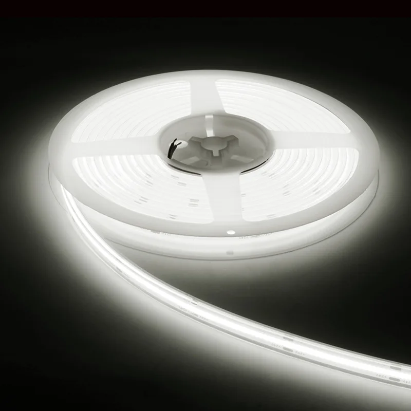 5 متر 12 فولت 24 فولت COB LED شريط مرن شريط ناعم مقاوم للماء غير مقاوم للماء برتقالي كهرماني 1700 كيلو 1800 كيلو 3000 كيلو طبيعة بيضاء 4000 كيلو 6000 كيلو