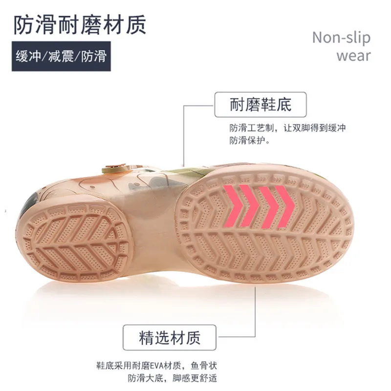 Thick Bottom Non-Slip Beach Shoes Breathable Sandals Soft Bottom