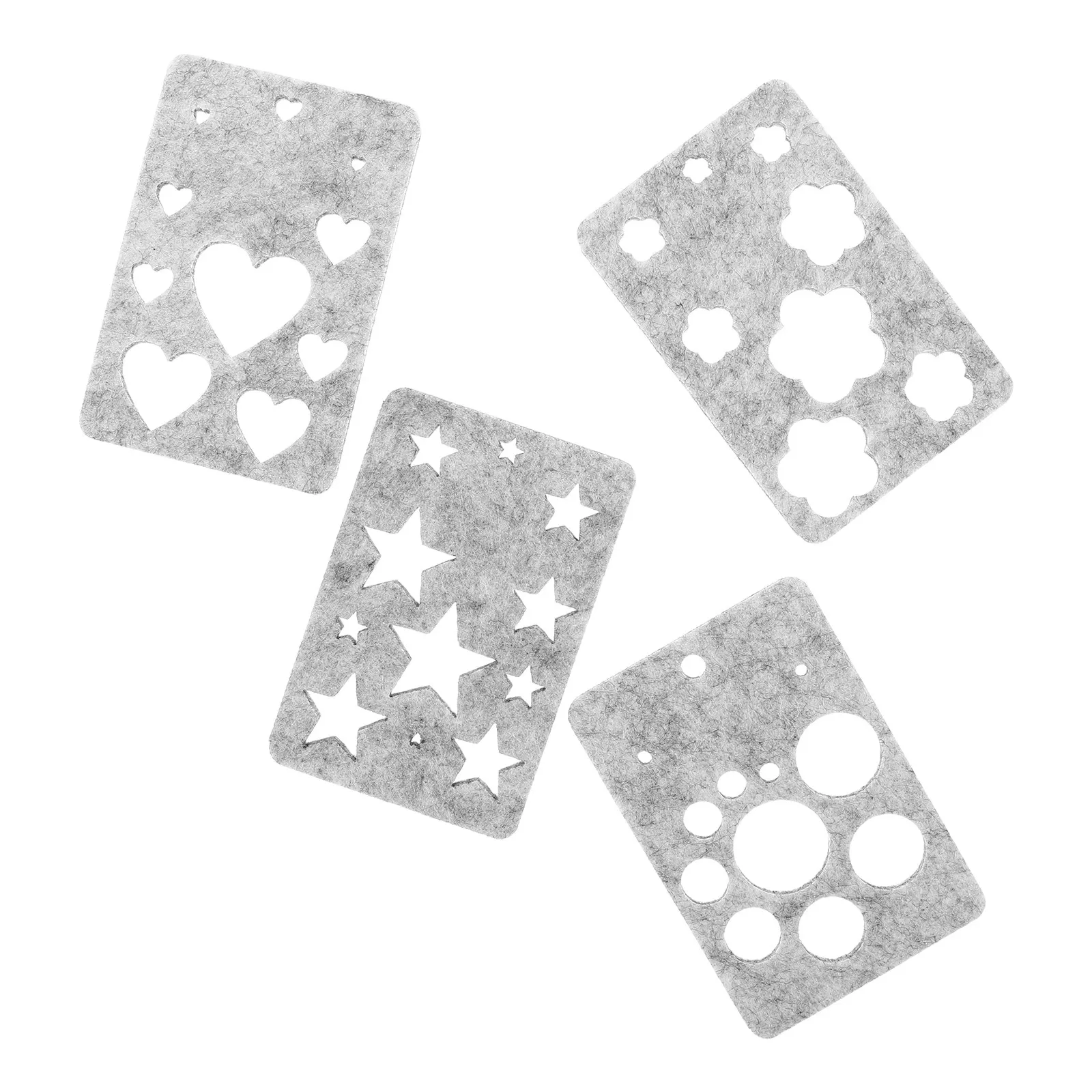 

10Set Needle Felting Mold Templates Wool Felt Shaping Moulds DIY Craft Stencil for Creative Projects and Parent- Bonding