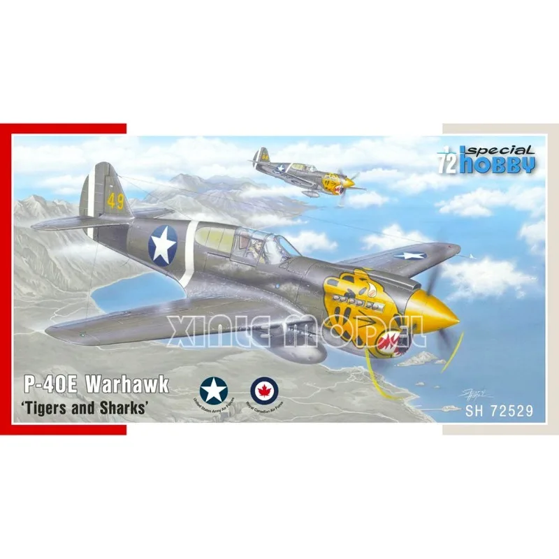 

Сборная модель самолета Special Hobby из пластика 72529 P-40E Warhawk 1/72
