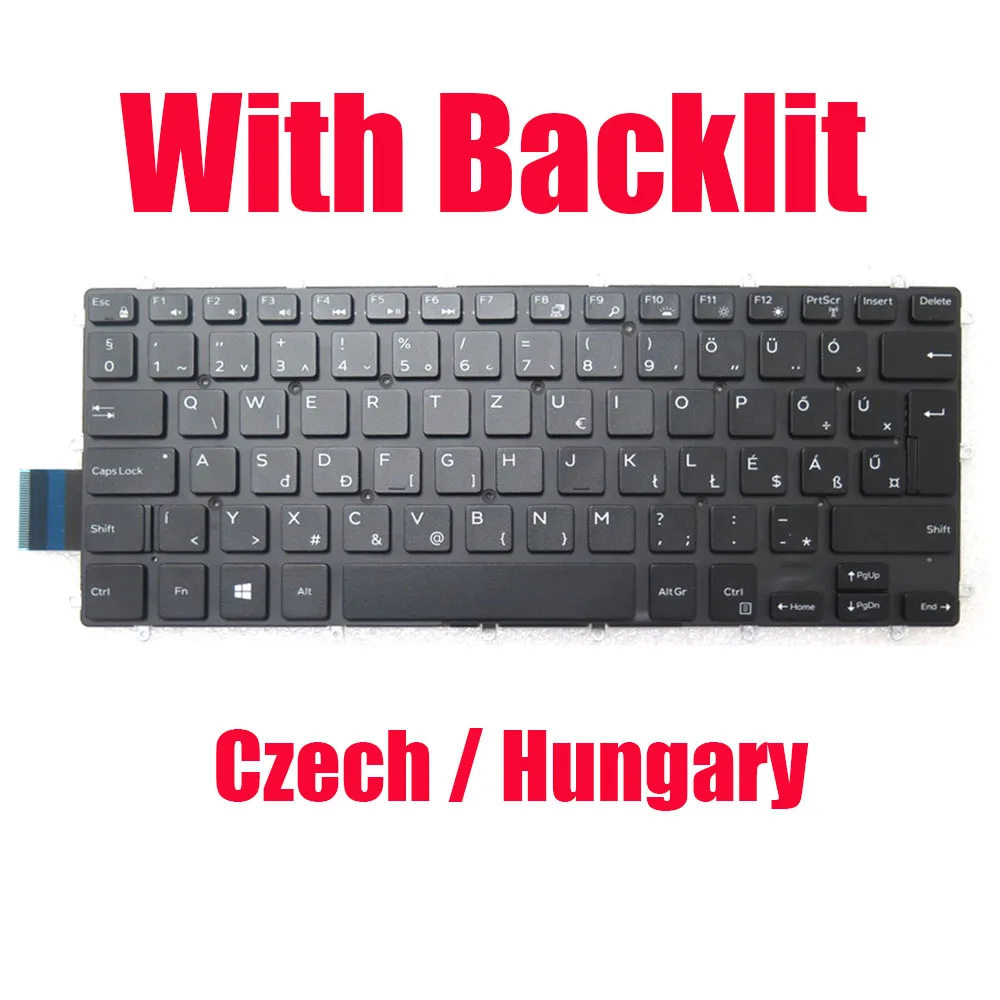 Hungary HU Laptop Keyboard For DELL For Vostro 3480 3481 3490 3491 5370 5468 5471 For Latitude 13 3379 3310 3390 2-in-1 3490
