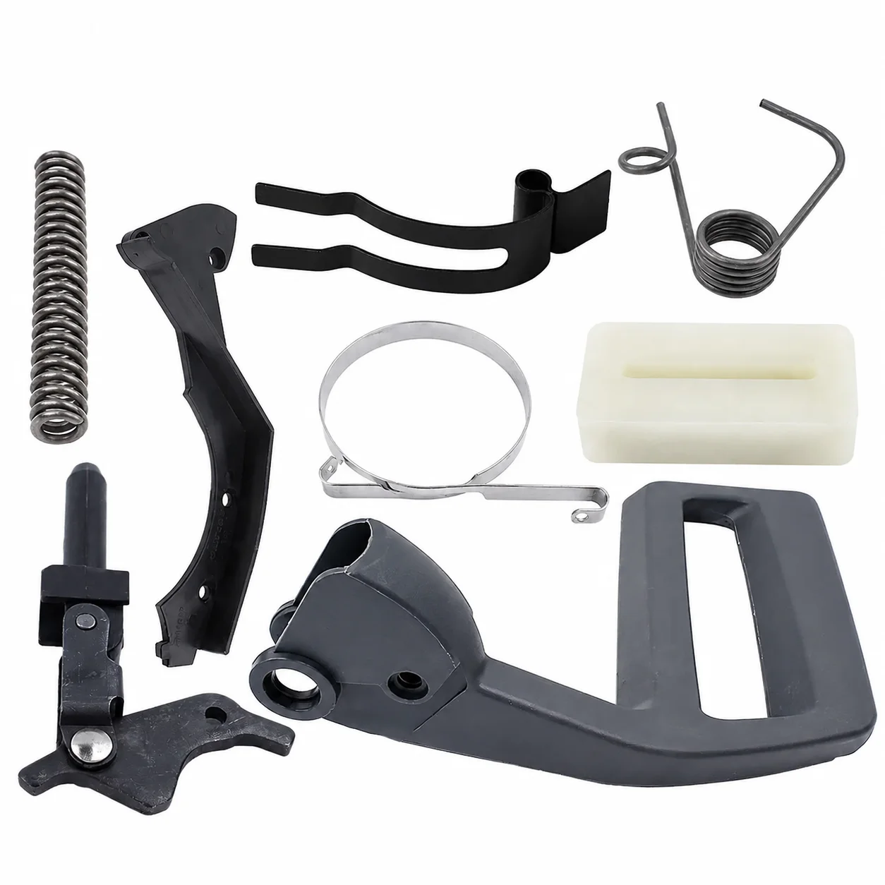Hand Guard Brake Assembly Kit Cover Band Spring Lever For Husqvarna 257XP 61 261 262 266 268 272 Replaces 503573201 503727401